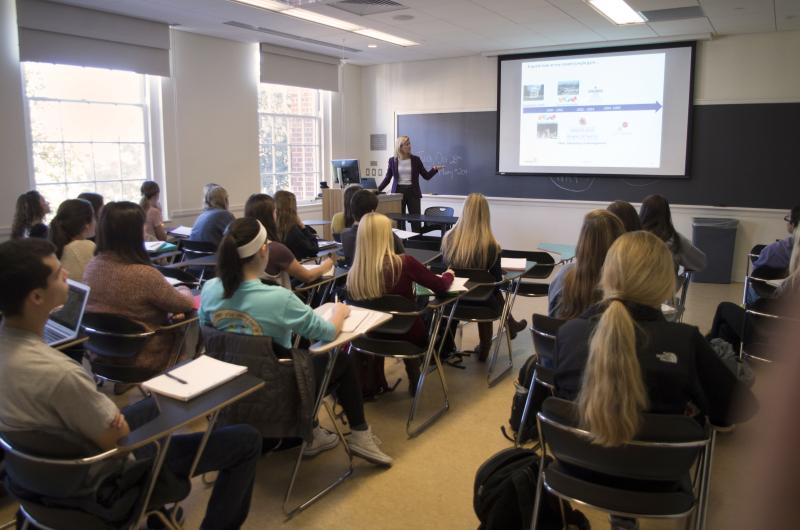 \"The Liberal Arts and the World of Work\" class in session 